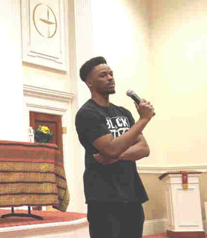 Mr. Martin Henson, from Black Lives Matter, Boston