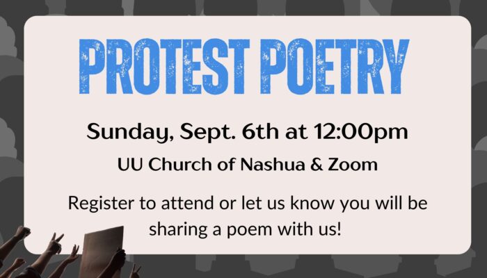Protest Poetry Event
